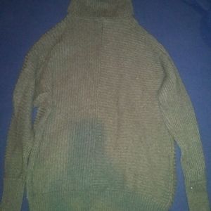 Grey Turtle Neck Sweater
